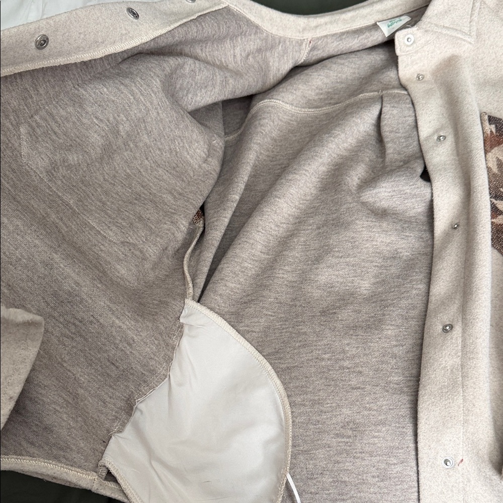 Aztec Pattern Beige Jacket - image 2